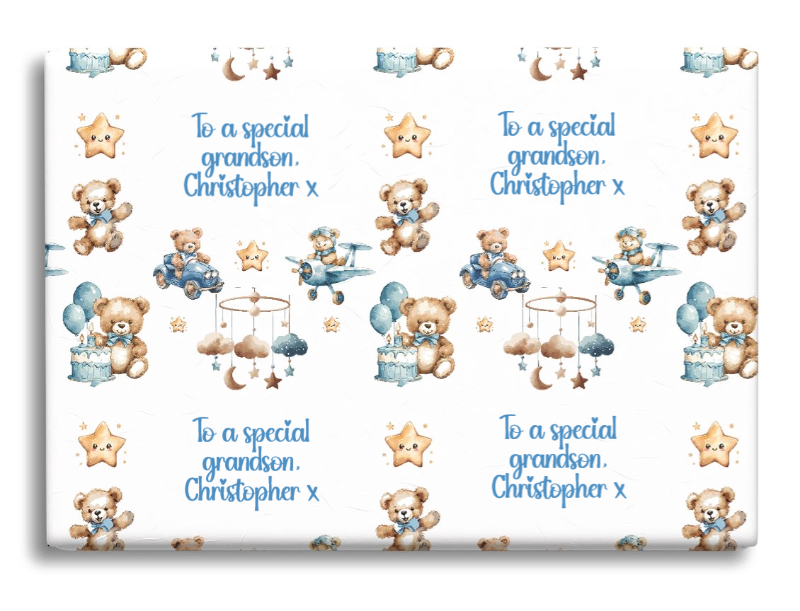 personalised wrapping paper