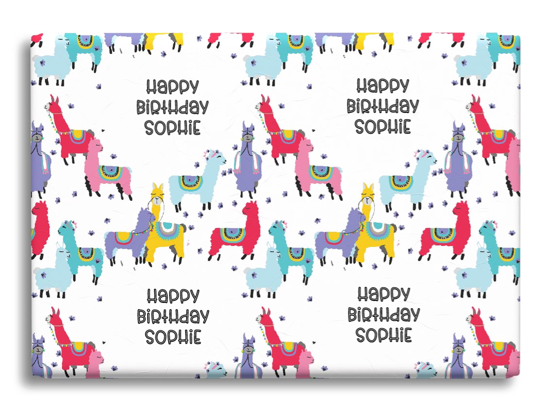 personalised wrapping paper