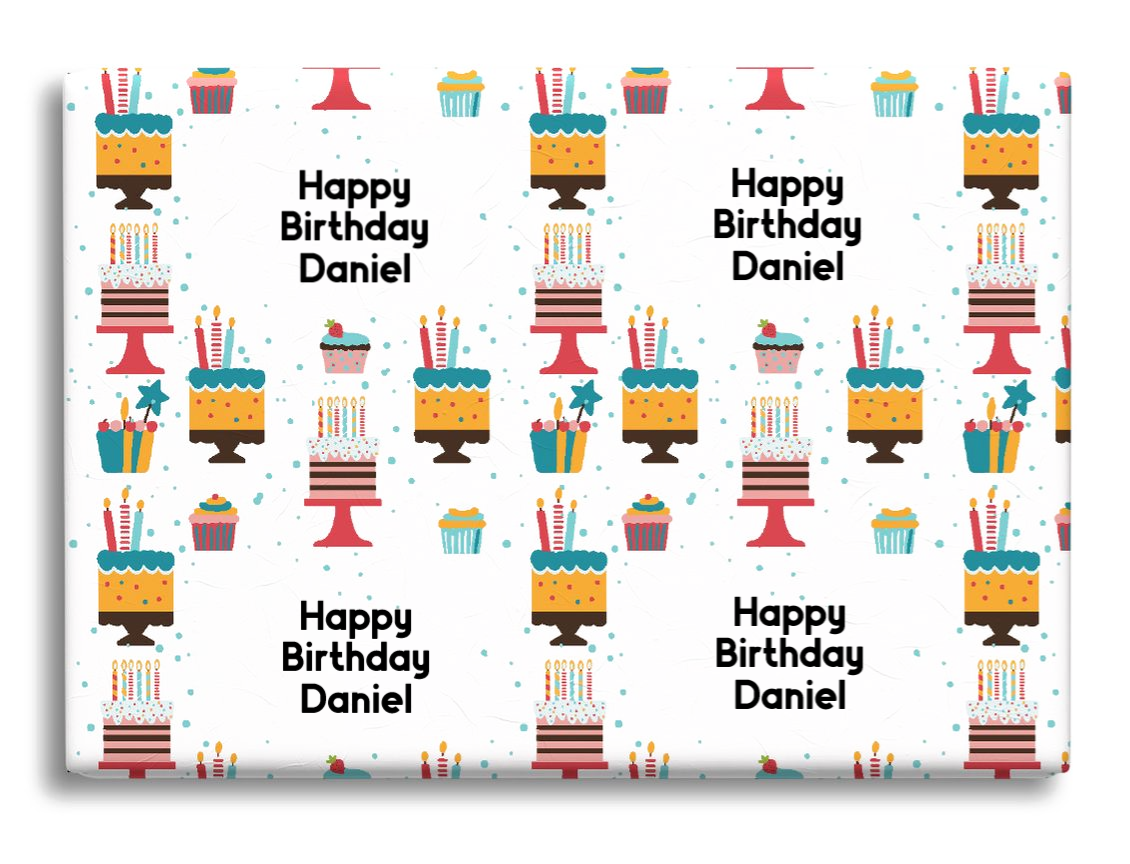 personalised wrapping paper