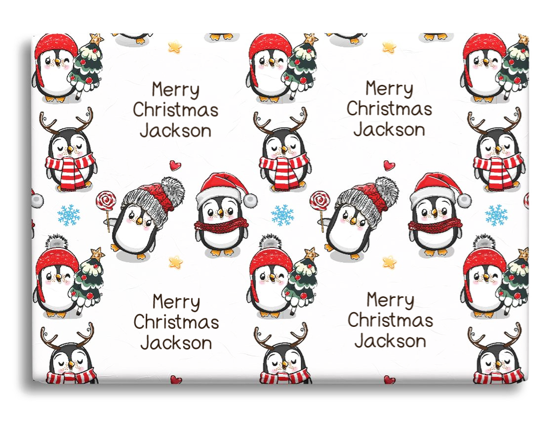 Penguins at Christmas