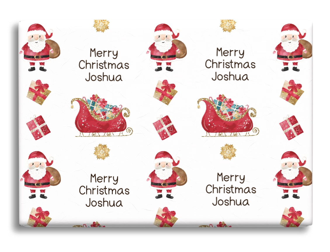 Santa Claus and Sleigh