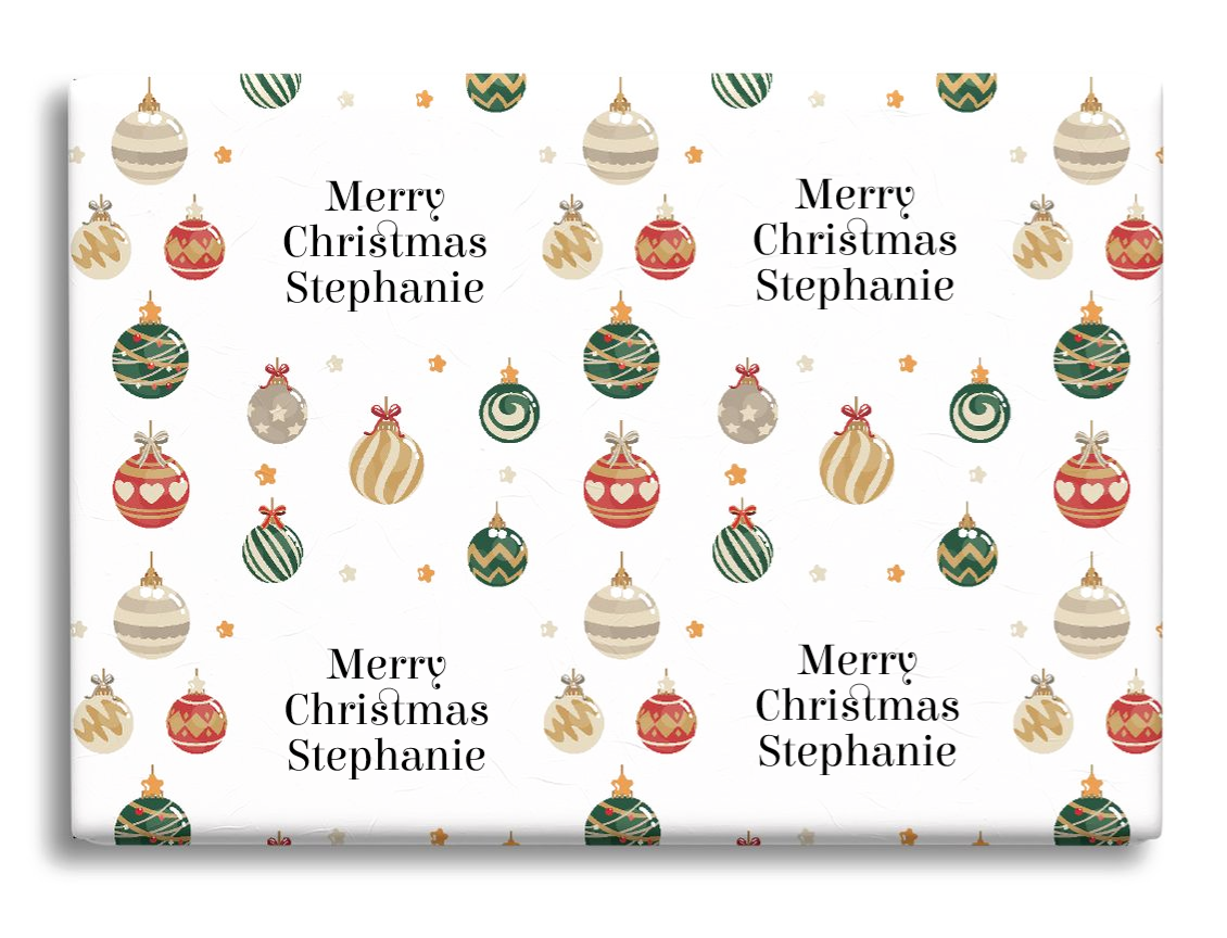 Christmas baubles